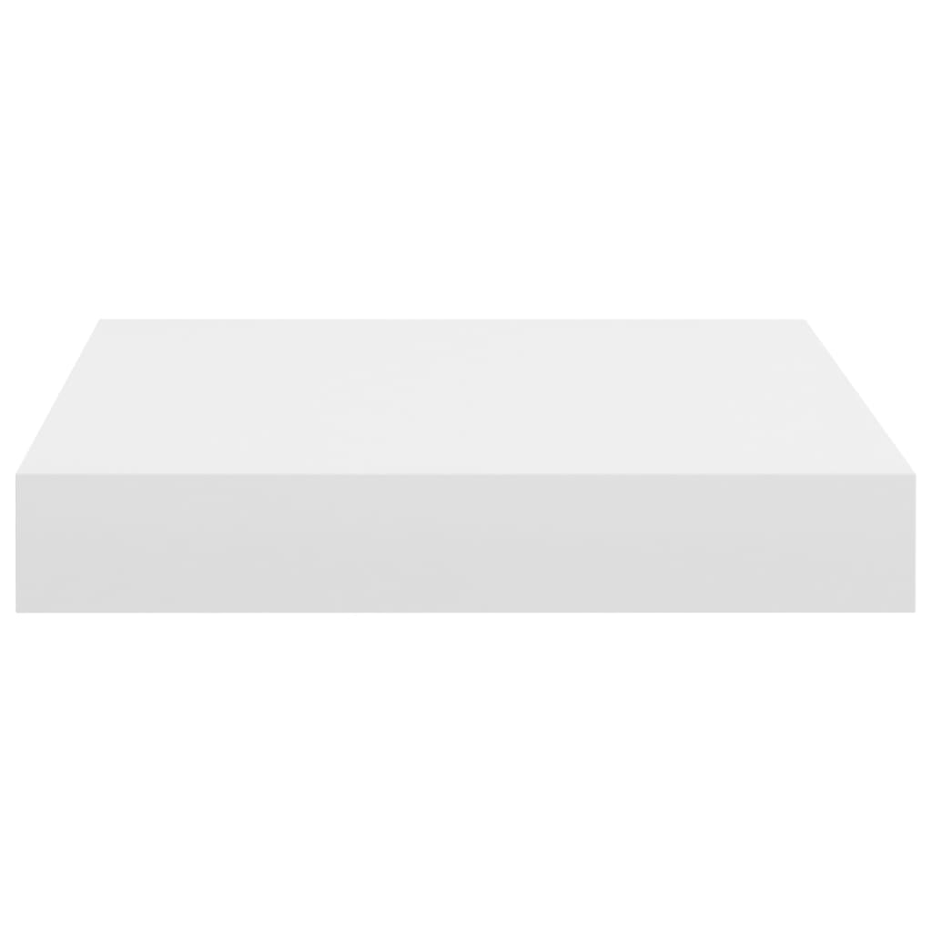 Wandschap Zwevend 23X23,5X3,8 Cm Mdf Wit 1 23 x 23.5 x 3.8 cm