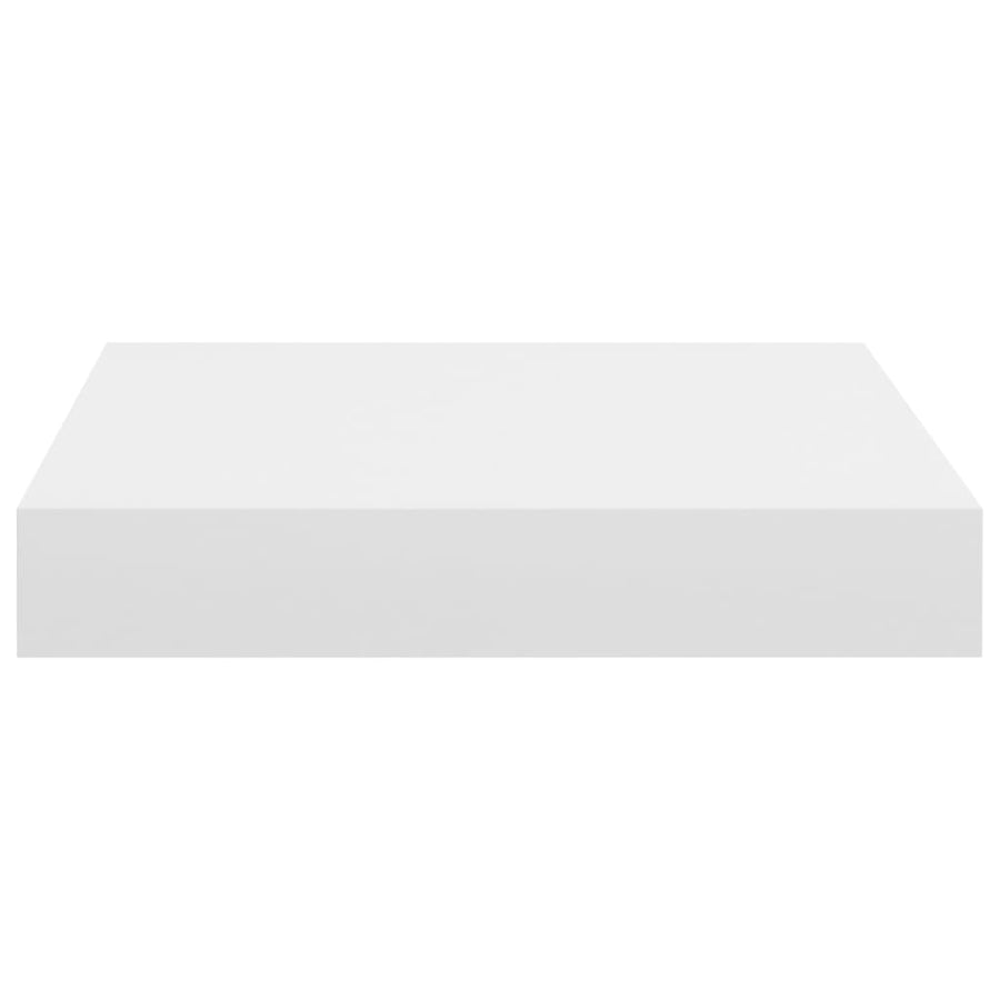 Wandschap Zwevend 23X23,5X3,8 Cm Mdf Wit 1 23 x 23.5 x 3.8 cm