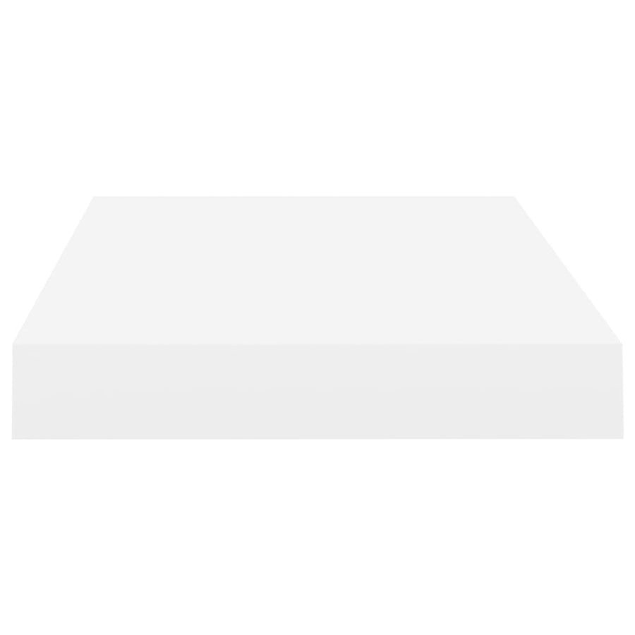 Wandschappen Zwevend 40X3X3,8 Cm Mdf Wit 2 40 x 23 x 3.8 cm