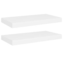 Wandschappen Zwevend 50X3X3,8 Cm Mdf Wit 2 50 x 23 x 3.8 cm