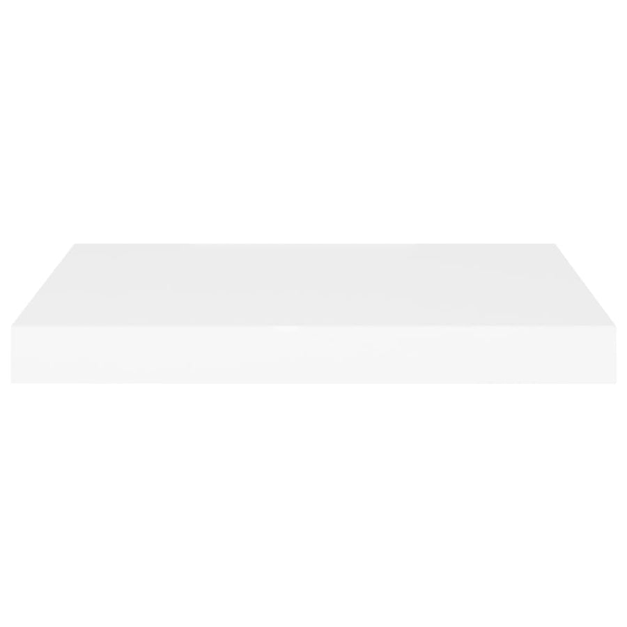 Wandschappen Zwevend 50X3X3,8 Cm Mdf Wit 2 50 x 23 x 3.8 cm