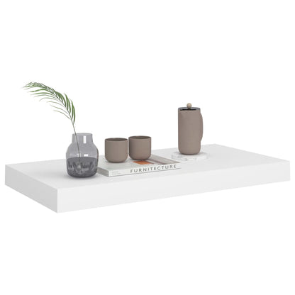 Wandschappen Zwevend 50X23X3,8 Cm Mdf Wit 4 50 x 23 x 3.8 cm