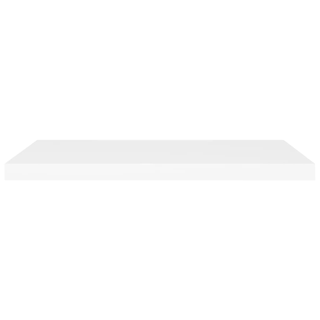 Wandschap Zwevend 80X23,5X3,8 Cm Mdf Wit 1 80 x 23.5 x 3.8 cm
