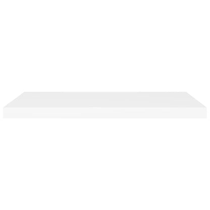 Wandschap Zwevend 80X23,5X3,8 Cm Mdf Wit 1 80 x 23.5 x 3.8 cm