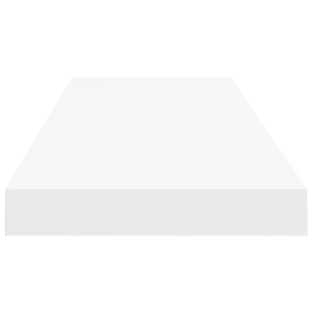 Wandschap Zwevend 80X23,5X3,8 Cm Mdf Wit 1 80 x 23.5 x 3.8 cm