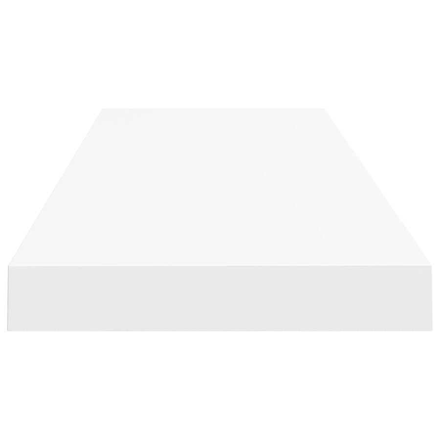 Wandschap Zwevend 80X23,5X3,8 Cm Mdf Wit 1 80 x 23.5 x 3.8 cm
