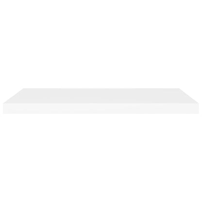 Wandschappen Zwevend 80X3,5X3,8 Cm Mdf Wit 2 80 x 23.5 x 3.8 cm