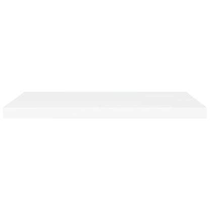 Wandschappen Zwevend 80X23,5X3,8 Cm Mdf Wit 4 80 x 23.5 x 3.8 cm