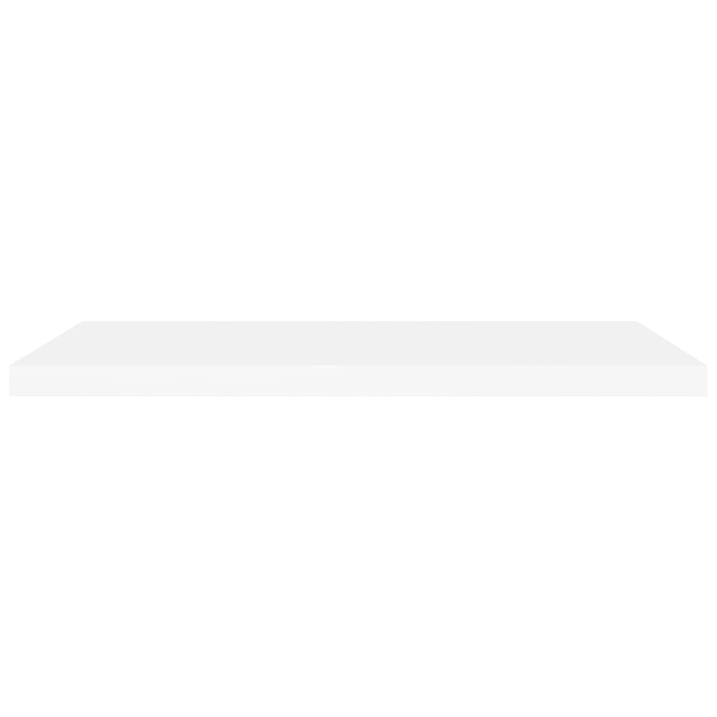 Wandschap Zwevend 90X23,5X3,8 Cm Mdf Wit 1 90 x 23.5 x 3.8 cm