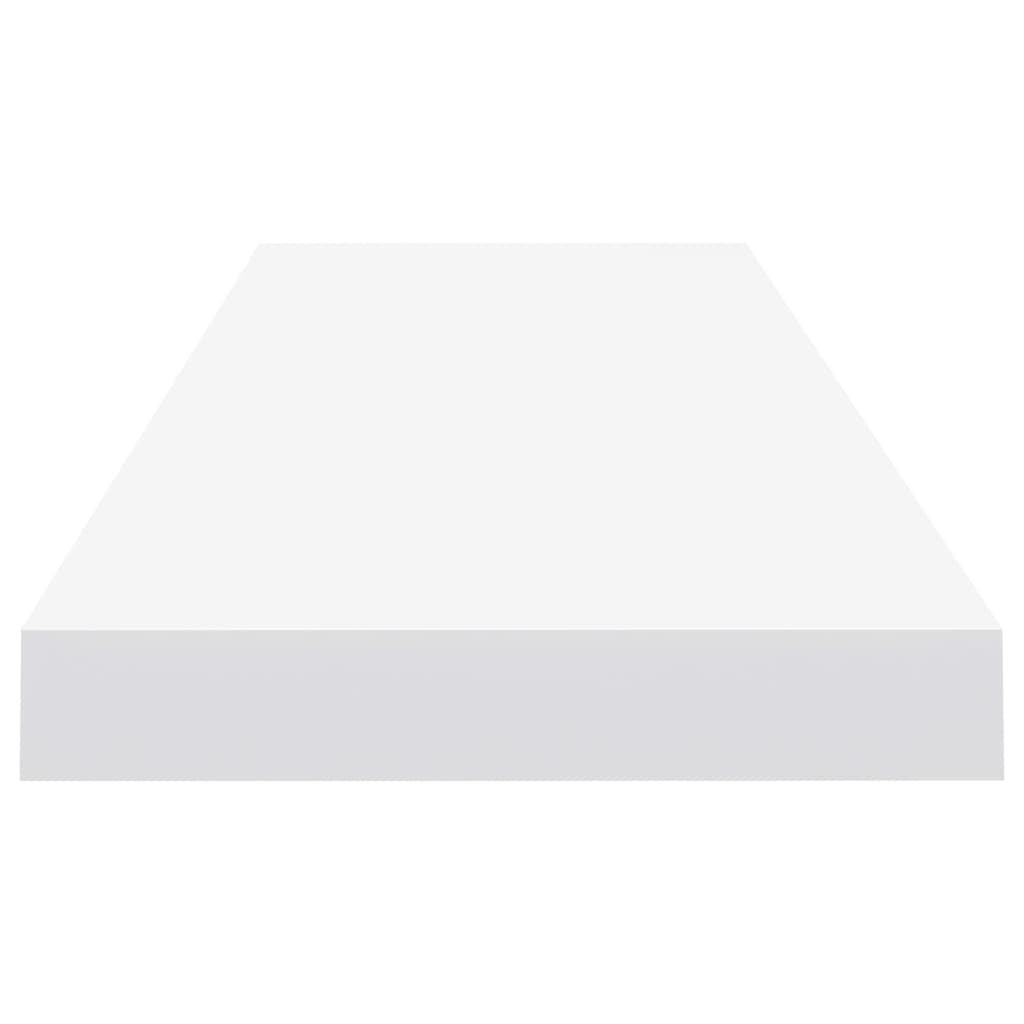 Wandschap Zwevend 90X23,5X3,8 Cm Mdf Wit 1 90 x 23.5 x 3.8 cm
