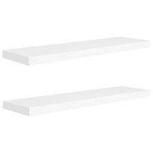 Wandschappen Zwevend 90X3,5X3,8 Cm Mdf Wit 2 90 x 23.5 x 3.8 cm
