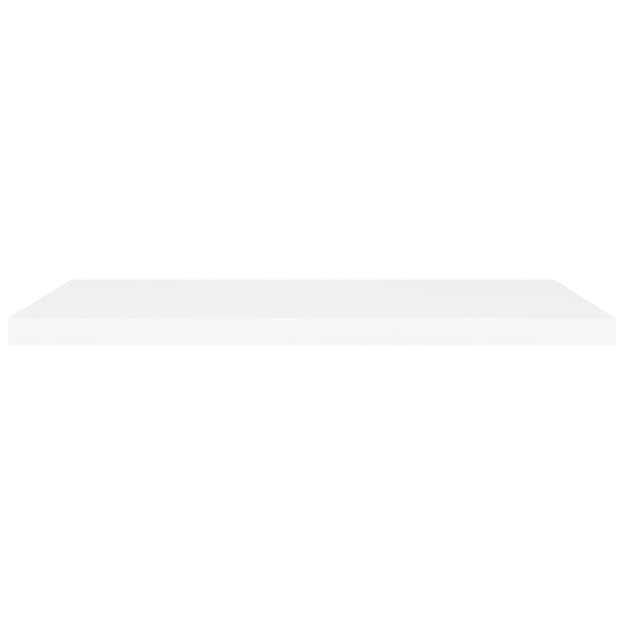 Wandschappen Zwevend 90X3,5X3,8 Cm Mdf Wit 2 90 x 23.5 x 3.8 cm