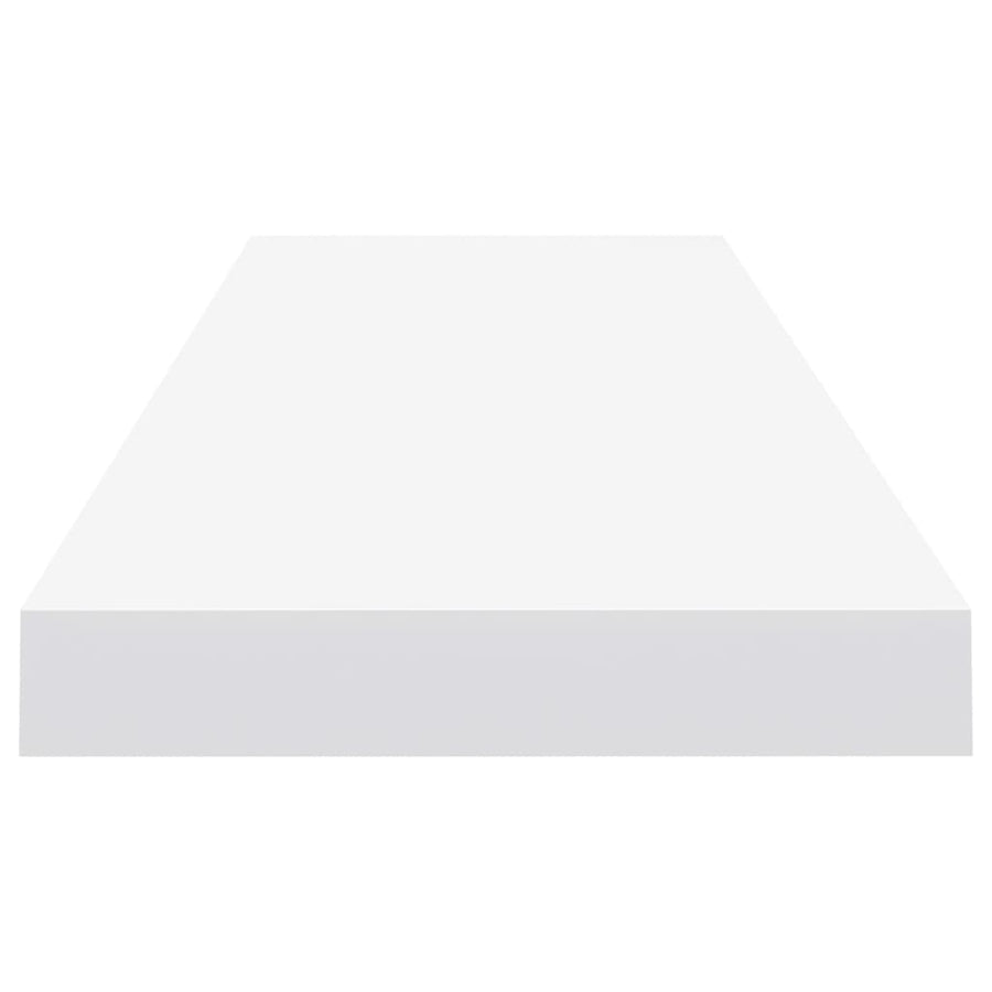 Wandschappen Zwevend 90X3,5X3,8 Cm Mdf Wit 2 90 x 23.5 x 3.8 cm
