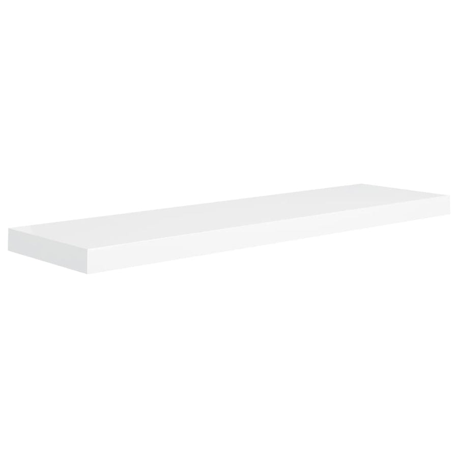 Wandschappen Zwevend 90X23,5X3,8 Cm Mdf Wit 4 90 x 23.5 x 3.8 cm