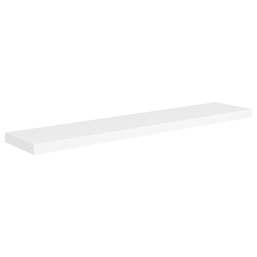 Wandschap Zwevend 20X23,5X3,8 Cm Mdf Wit 1 120 x 23.5 x 3.8 cm