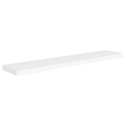 Wandschappen Zwevend 120X23,5X3,8 Cm Mdf Wit 4 120 x 23.5 x 3.8 cm