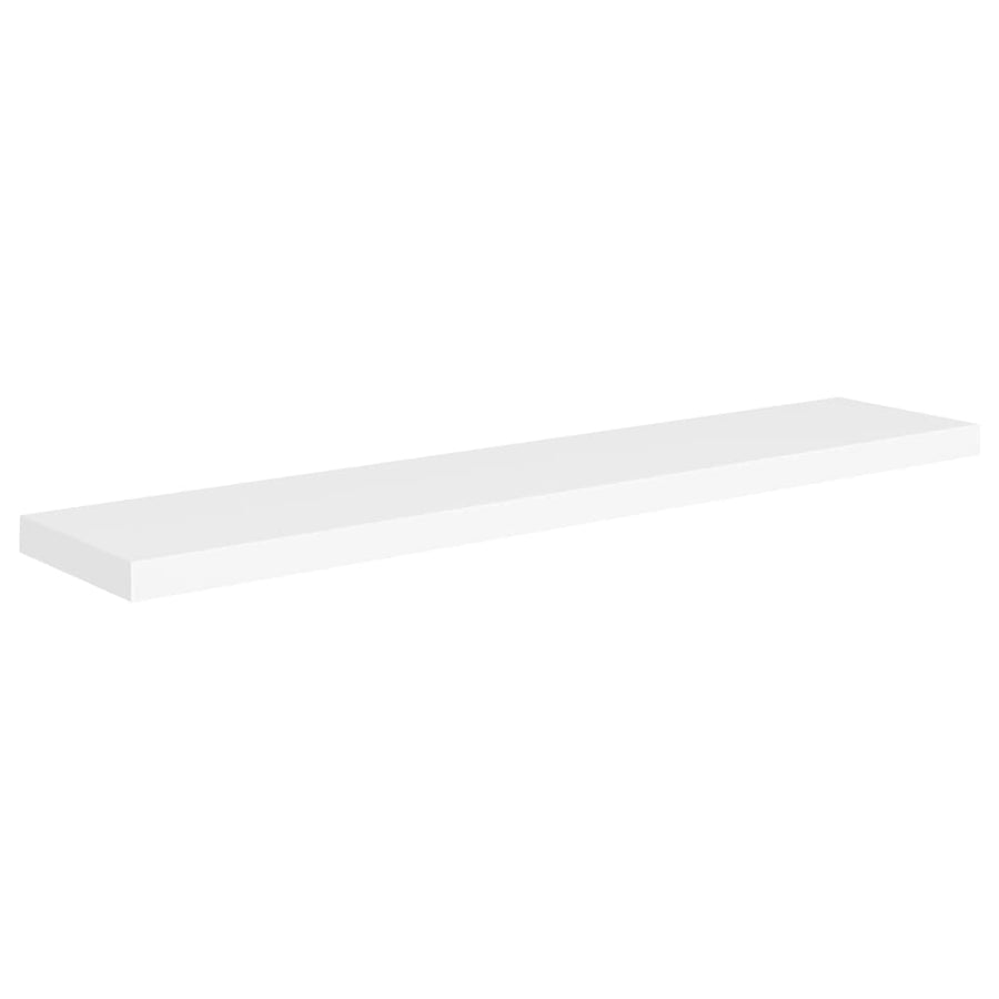 Wandschappen Zwevend 120X23,5X3,8 Cm Mdf Wit 4 120 x 23.5 x 3.8 cm