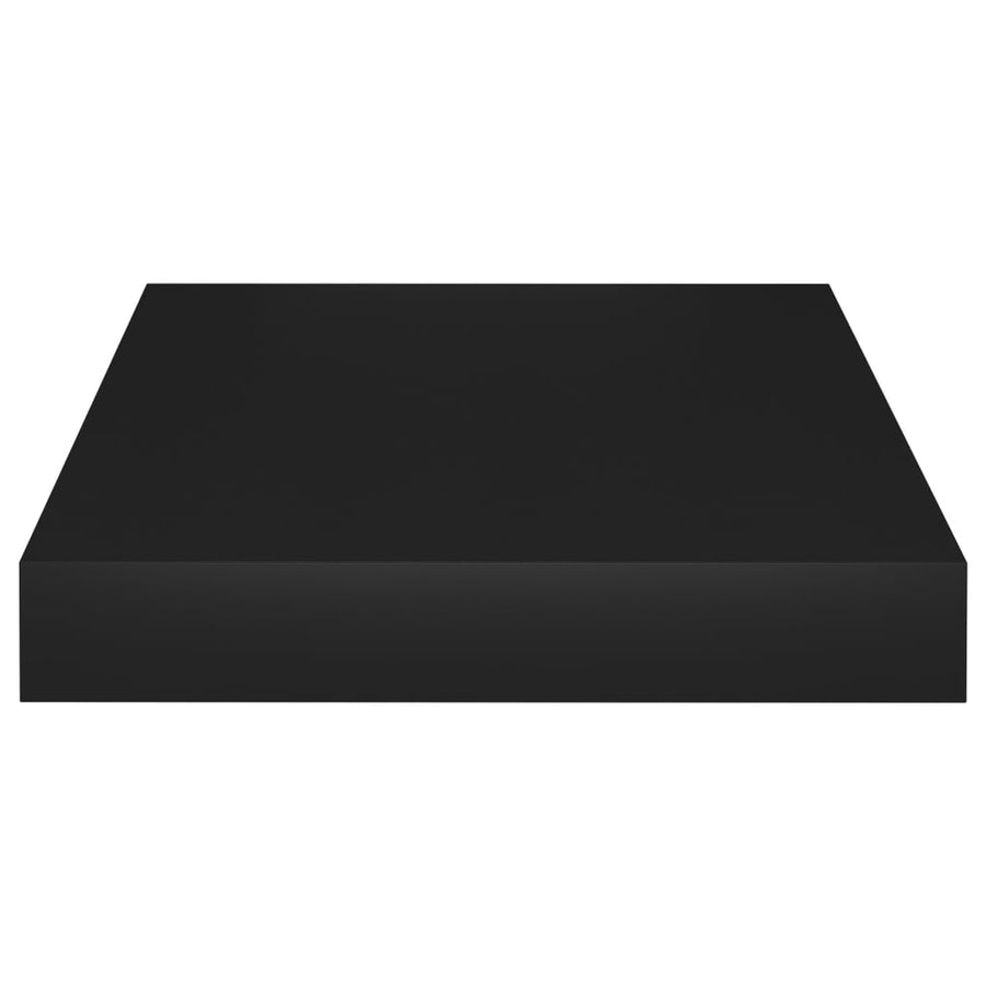 Wandschappen Zwevend 23X23,5X3,8 Cm Mdf Zwart 4 23 x 23.5 x 3.8 cm