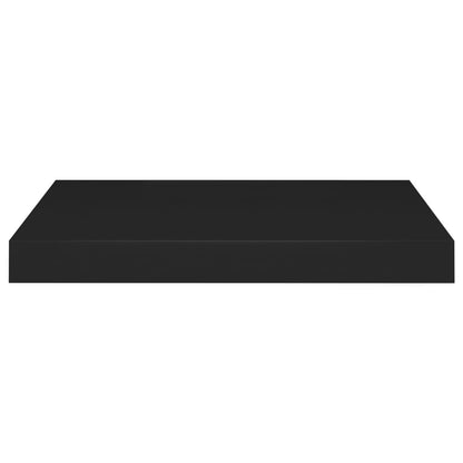 Wandschap Zwevend 40X23X3,8 Cm Mdf Zwart 1 40 x 23 x 3.8 cm