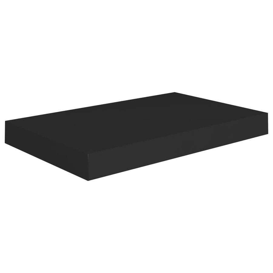 Wandschappen Zwevend 40X3X3,8 Cm Mdf Zwart 2 40 x 23 x 3.8 cm