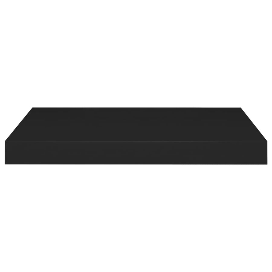Wandschap Zwevend 50X23X3,8 Cm Mdf Zwart 1 50 x 23 x 3.8 cm