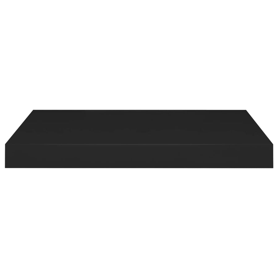 Wandschappen Zwevend 50X23X3,8 Cm Mdf Zwart 4 50 x 23 x 3.8 cm