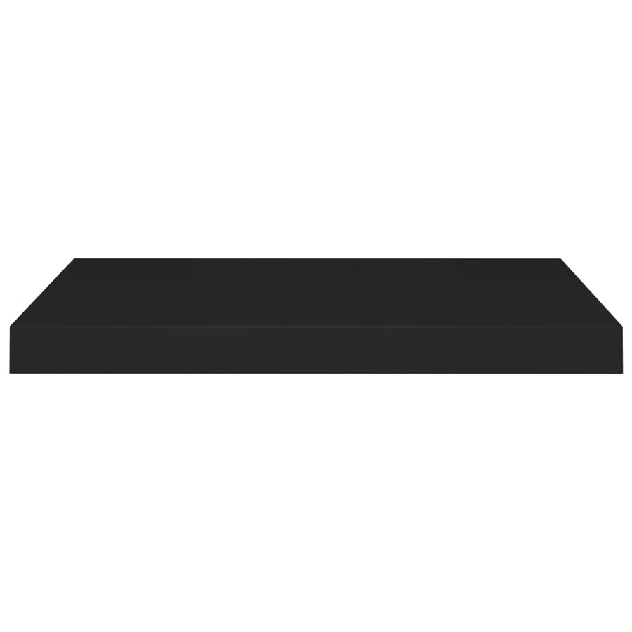 Wandschap Zwevend 60X23,5X3,8 Cm Mdf Zwart 1 60 x 23.5 x 3.8 cm