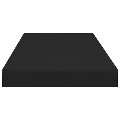 Wandschap Zwevend 60X23,5X3,8 Cm Mdf Zwart 1 60 x 23.5 x 3.8 cm