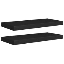 Wandschappen Zwevend 60X3,5X3,8 Cm Mdf Zwart 2 60 x 23.5 x 3.8 cm