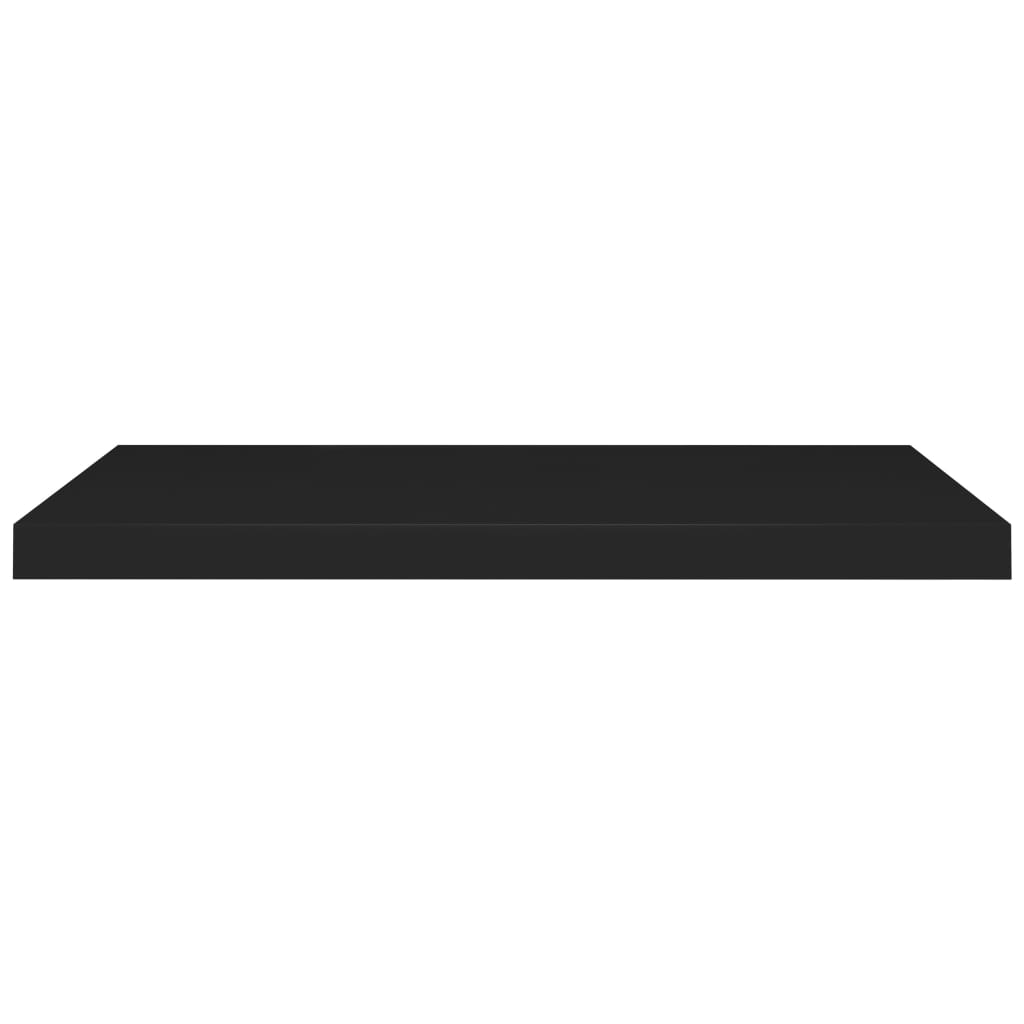 Wandschap Zwevend 80X23,5X3,8 Cm Mdf Zwart 1 80 x 23.5 x 3.8 cm