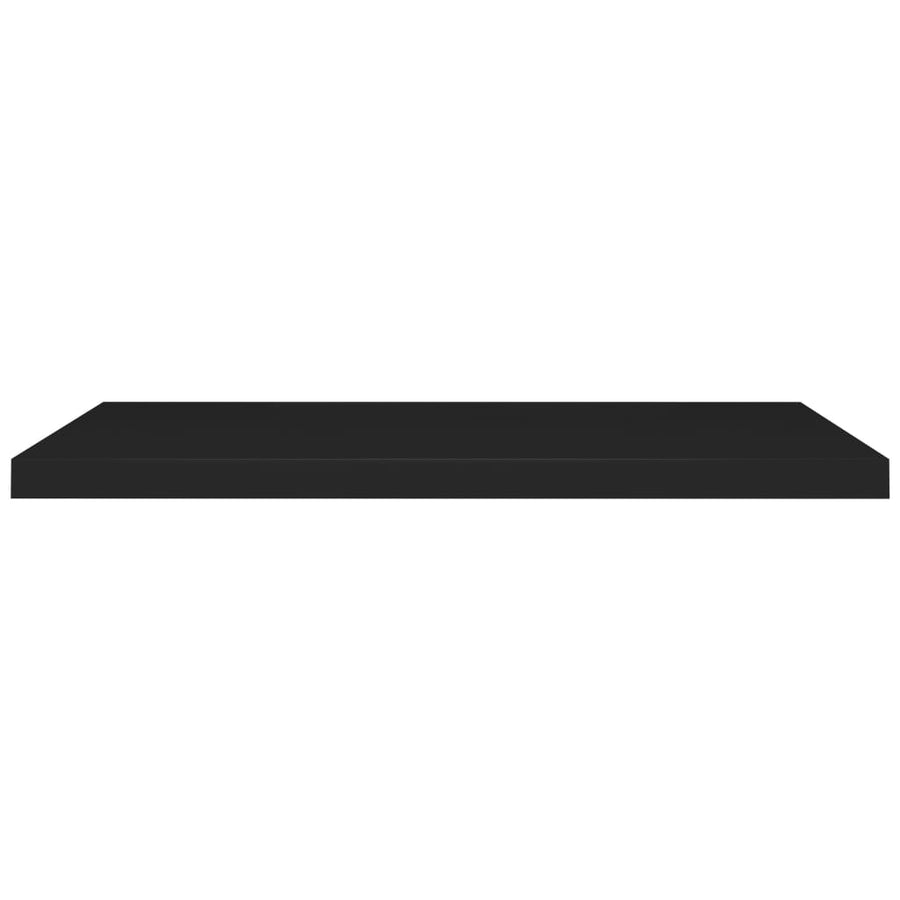 Wandschappen Zwevend 90X3,5X3,8 Cm Mdf Zwart 2 90 x 23.5 x 3.8 cm