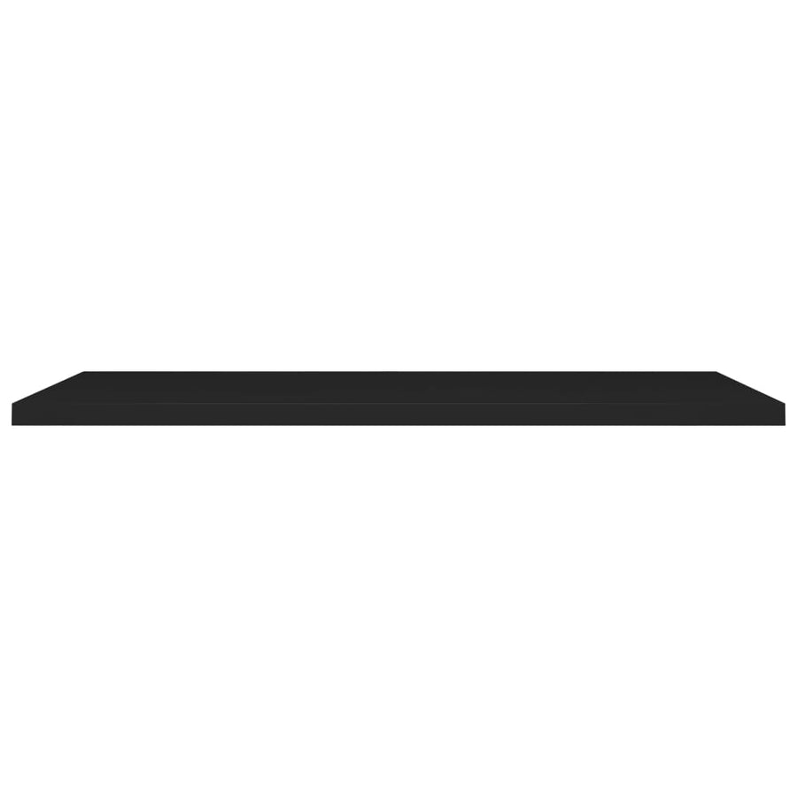 Wandschap Zwevend 20X23,5X3,8 Cm Mdf Zwart 1 120 x 23.5 x 3.8 cm