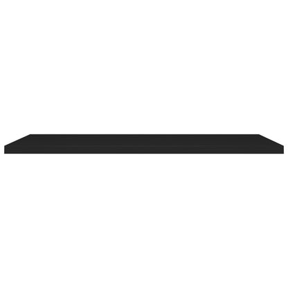 Wandschappen Zwevend 120X23,5X3,8 Cm Mdf Zwart 4 120 x 23.5 x 3.8 cm