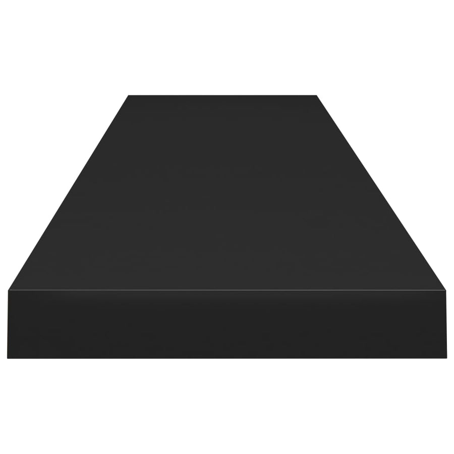 Wandschappen Zwevend 120X23,5X3,8 Cm Mdf Zwart 4 120 x 23.5 x 3.8 cm