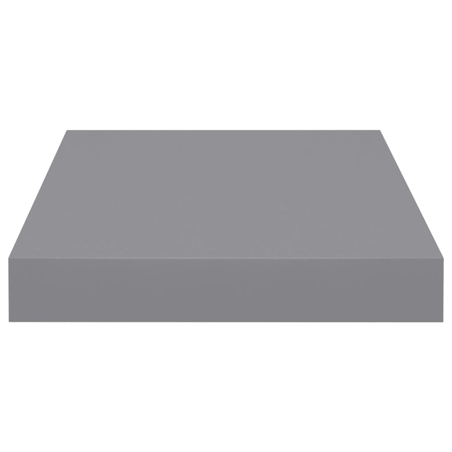 Wandschap Zwevend 23X23,5X3,8 Cm Mdf Grijs 1 23 x 23.5 x 3.8 cm
