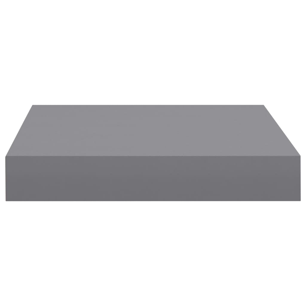 Wandschap Zwevend 23X23,5X3,8 Cm Mdf Grijs 1 23 x 23.5 x 3.8 cm