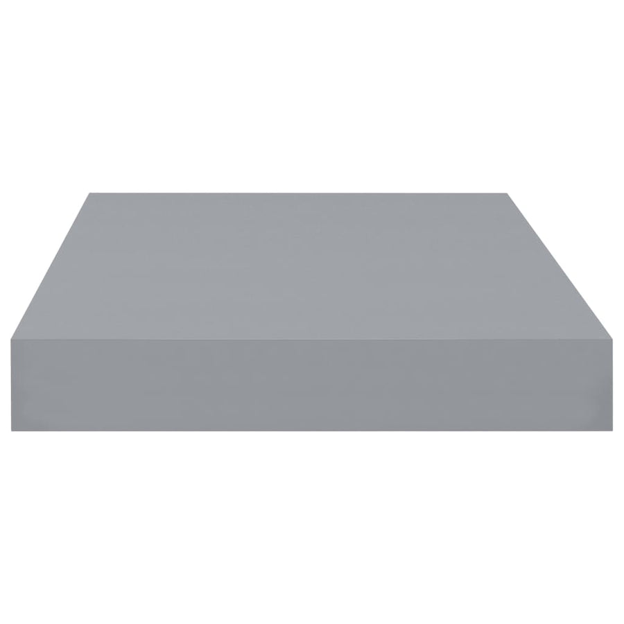 Wandschap Zwevend 40X23X3,8 Cm Mdf Grijs 1 40 x 23 x 3.8 cm