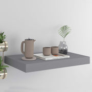 Floating wall shelf 40x23x3.8 cm MDF grey