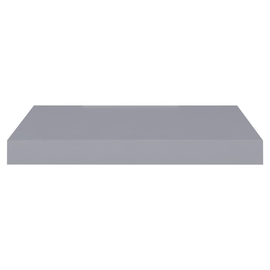 Wandschappen Zwevend 40X3X3,8 Cm Mdf Grijs 2 40 x 23 x 3.8 cm