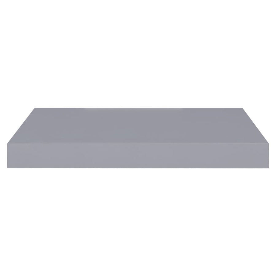 Wandschappen Zwevend 40X3X3,8 Cm Mdf Grijs 2 40 x 23 x 3.8 cm