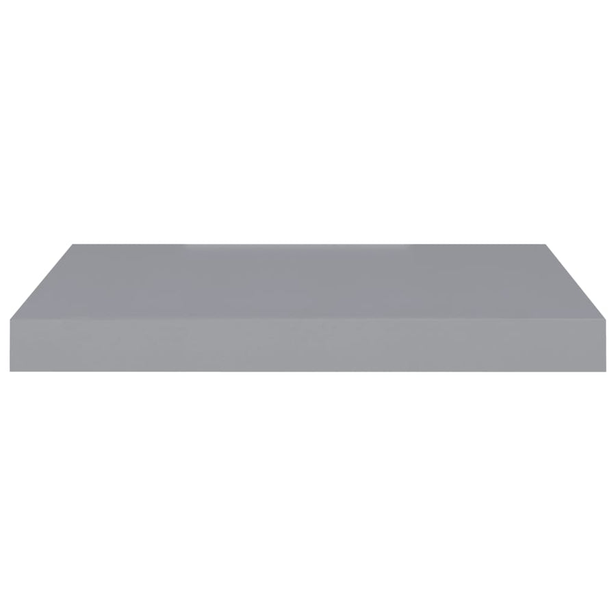 Wandschap Zwevend 50X23X3,8 Cm Mdf Grijs 1 50 x 23 x 3.8 cm