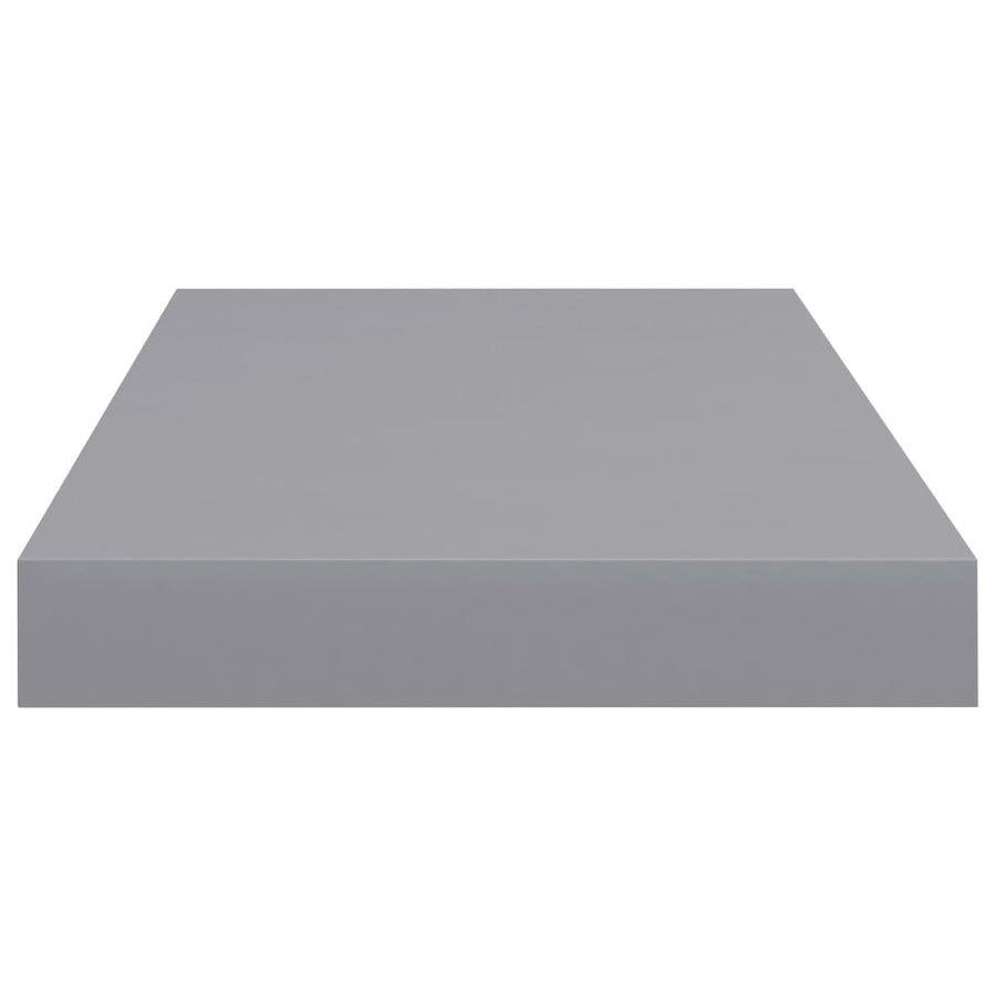 Wandschap Zwevend 50X23X3,8 Cm Mdf Grijs 1 50 x 23 x 3.8 cm
