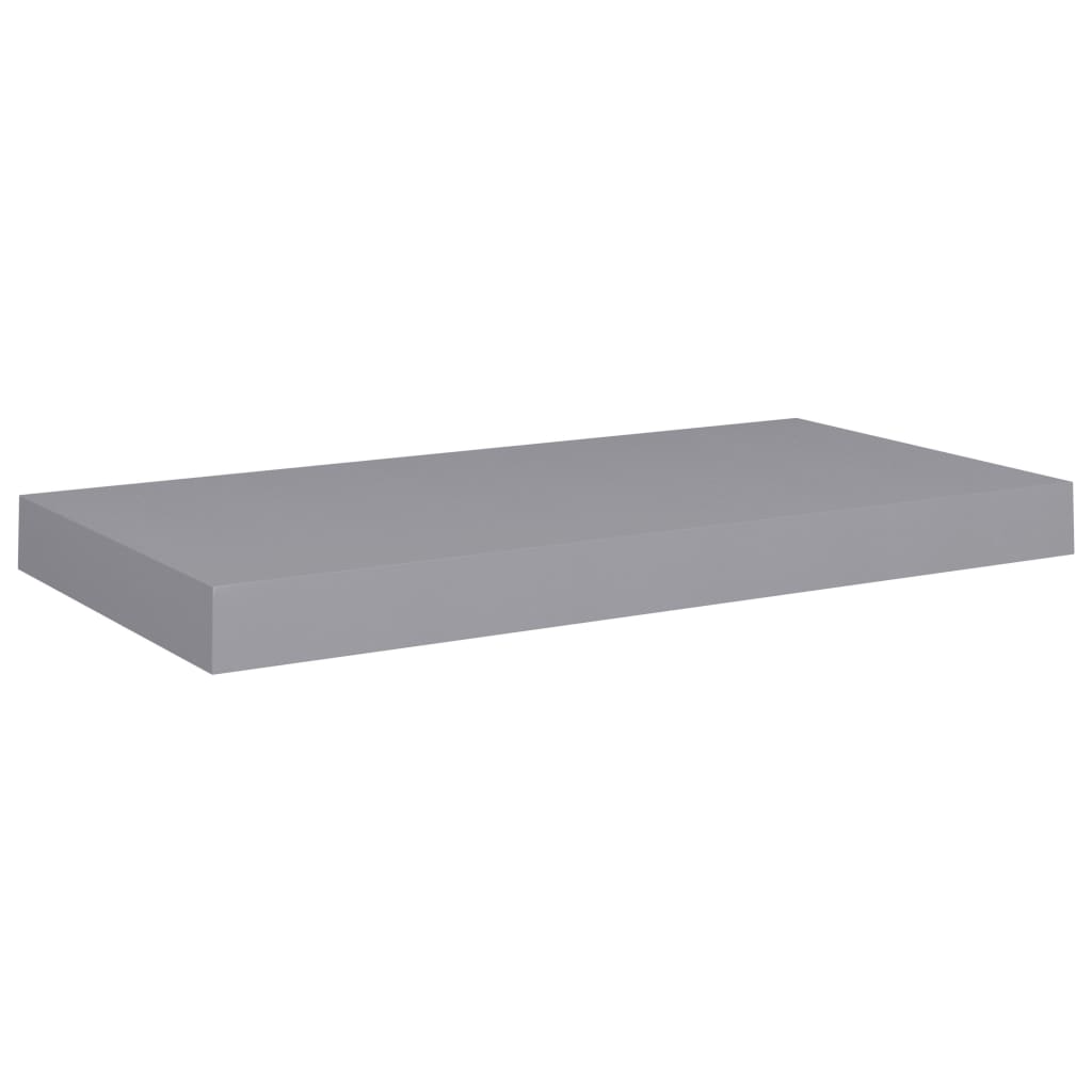Wandschappen Zwevend 50X23X3,8 Cm Mdf Grijs 4 50 x 23 x 3.8 cm