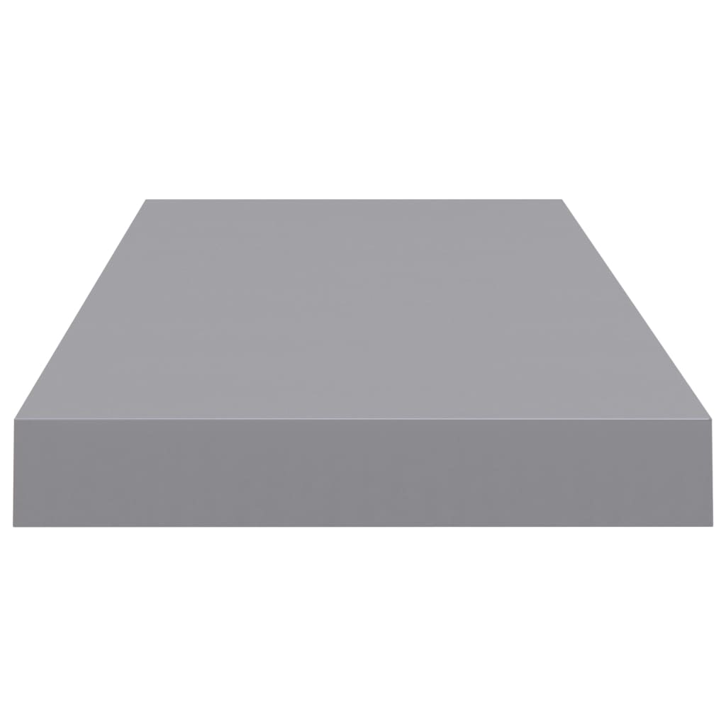 Wandschap Zwevend 60X23,5X3,8 Cm Mdf Grijs 1 60 x 23.5 x 3.8 cm