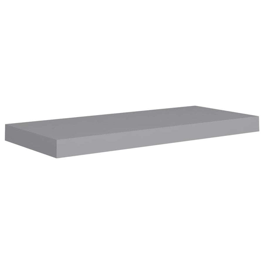 Wandschappen Zwevend 60X3,5X3,8 Cm Mdf Grijs 2 60 x 23.5 x 3.8 cm