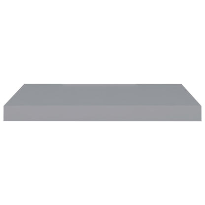 Wandschappen Zwevend 60X3,5X3,8 Cm Mdf Grijs 2 60 x 23.5 x 3.8 cm