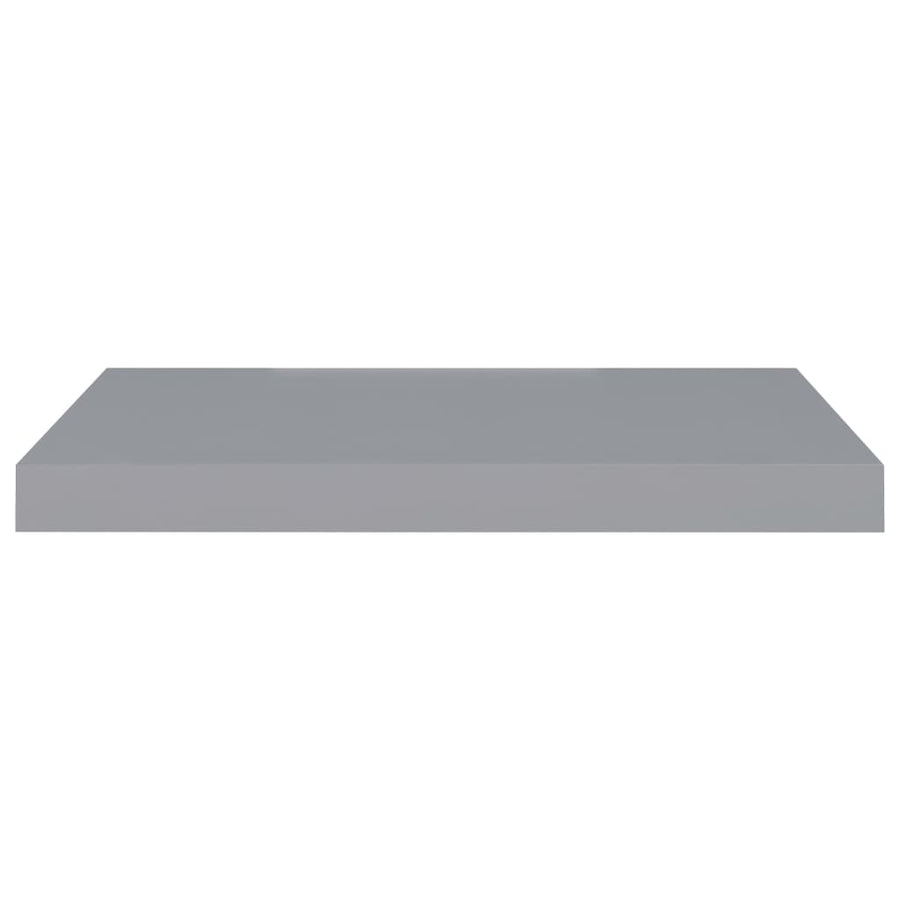 Wandschappen Zwevend 60X3,5X3,8 Cm Mdf Grijs 2 60 x 23.5 x 3.8 cm