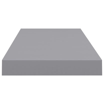 Wandschappen Zwevend 60X3,5X3,8 Cm Mdf Grijs 2 60 x 23.5 x 3.8 cm