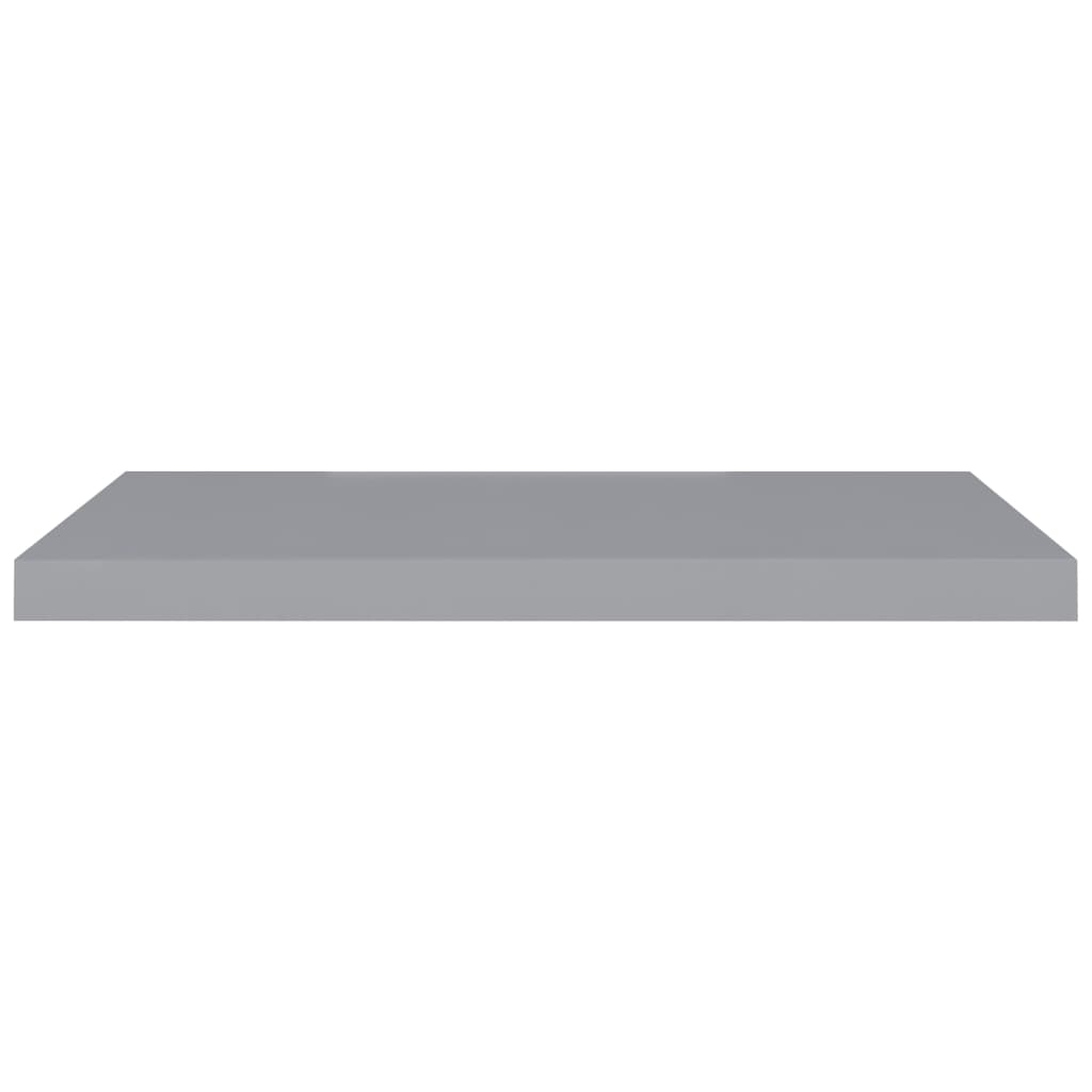 Wandschap Zwevend 80X23,5X3,8 Cm Mdf Grijs 1 80 x 23.5 x 3.8 cm