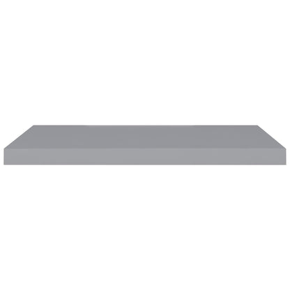 Wandschap Zwevend 80X23,5X3,8 Cm Mdf Grijs 1 80 x 23.5 x 3.8 cm